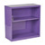 Metal Bookcase in Purple Finish