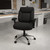 HERCULES Series Big & Tall 400 lb. Rated Black Fabric Deep Tufted Swivel Ergonomic Task Office Chair with Adjustable Arms