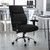 HERCULES Series Big & Tall 400 lb. Rated Black Fabric Ergonomic Task Office Chair with Line Stitching and Adjustable Arms - view-0