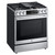 LG Studio 6.3 cu. ft. Gas Slide-In Range with ProBake Convection®, InstaView®, and EasyClean® - LSGS6338F angled silo - view-1