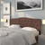 Cambridge Tufted Upholstered King Size Headboard in Camel Fabric