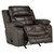 Palmetto Cocoa Leather Rocking Recliner