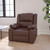 Harmony Series Brown LeatherSoft Recliner - Lifestyle Image