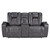 Onyx Reclining Sofa & Loveseat 2 Pc Set - Silo Loveseat Front View