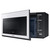 Samsung Bespoke 2.1 cu. ft. Over-the-Range White Glass Microwave Oven - ME21B706B12 - view-3