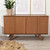 Tudor 53.15" Sideboard in Maple Cream - Room lifestyle image with doors closed