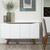 Tudor 53.15" Sideboard in White Matte and Maple Cream - room lifestyle image - view-7
