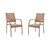 Genoa Patio Dining Armchair in Nature Tan Weave (Set of 2) - view-0