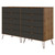 Rockefeller 10-Drawer Double Tall Dresser in Nature and Textured Gray