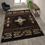 Mohave Collection 8' x 10' Chocolate Traditional Southwestern Style Area Rug - Olefin Fibers with Jute Backing - ACDRG137810COGG - view-0