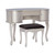 Hensley Vanity Set Silver