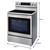 LG 6.3 cu. ft. Smart Wi-Fi Enabled True Convection InstaView™ Electric Range - Silo with Dimensions