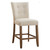 Lofton Beige Wood Counter Stool - Front View - view-0