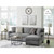 Crestview Rolled Arm Graphite 2-pc Sectional w/ Right Chaise with VH Logo Product Display Image