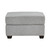 Crestview Rolled Arm Granite Ottoman Front View - view-0