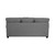 Crestview Rolled Arm Graphite Sofa Chaise Back View