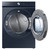 Samsung Bespoke 7.6 cu. ft. Ultra Capacity Gas Dryer in Brushed Navy - DVG53BB8900D - Front View with Door Open