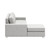 Brickell Sectional Light Gray - view-2