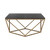 Verona Marble Coffee Table Black & Gold