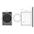 LG 2.4 cu.ft. Front Load All-In-One Washer/Dryer - Dimensions