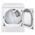 LG 7.3 cu. ft. Ultra Large Capacity Smart Wi-Fi Enabled Rear Control Electric Dryer with TurboSteam - DLEX7900WE