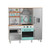 KidKraft Gourmet Chef Play Kitchen with EZ Kraft Assembly and 3 Accessory Pieces - Front View - view-0