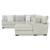 Bristol 3-Pc Sectional W Right Chaise - Silo Right Side Facing