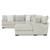 Bristol 4-Pc Sectional W Right Chaise - Silo Right Side Facing View