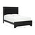 Sasha Collection Queen Bed Silo Left Side Facing View with Dimensions
