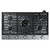 Samsung 36", 5 Burner Cooktop in Stainless Steel Top view Silo Image