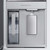 Samsung BESPOKE 23 cu. ft. Smart 4-Door French-Door Refrigerator  in Morning Blue Glass Top Panel with White Glass Middle and Bottom Panels