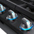 Samsung 36" 5 Burner Cooktop in Fingerprint Resistant - Close Up of Knobs