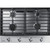 Samsung 30", 4 Burner Cooktop in Stainless Steel Top View Silo Image