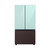 Samsung BESPOKE 3-Door French Door Top Panel  in Morning Blue Glass