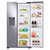 Samsung 22 cu. ft. Counter Depth Side by Side Refrigerator with Family Hub - Stainless Steel