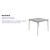 Gray Folding Card Table - Lightweight Portable Folding Table with Collapsible Legs - view-3