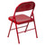 HERCULES Series Double Braced Red Metal Folding Chair