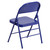 HERCULES COLORBURST Series Cobalt Blue Triple Braced & Double Hinged Metal Folding Chair