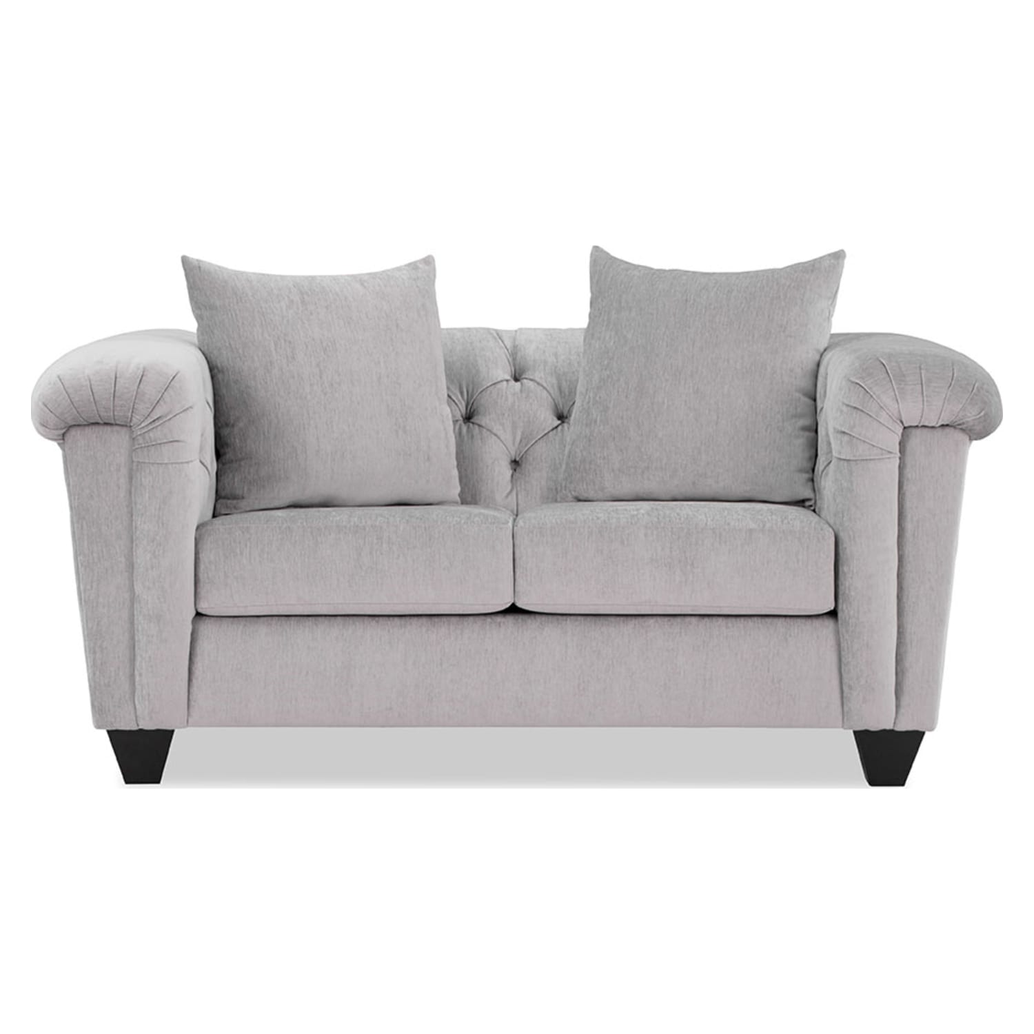 Hampton Silver Loveseat