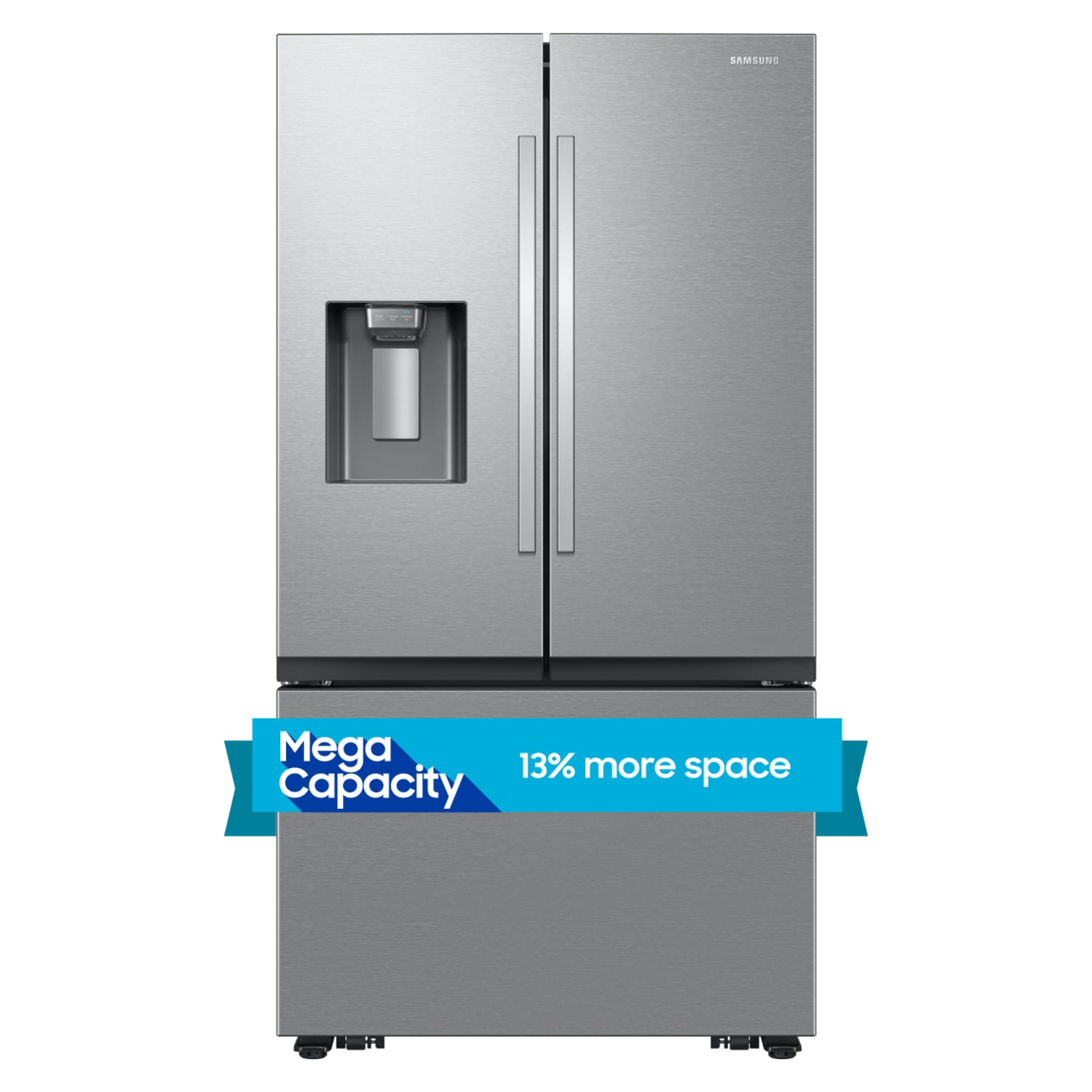 31 cu. ft. Mega Capacity 3-Door French Door Refrigerator with Four Types of Ice - RF32CG5400SR