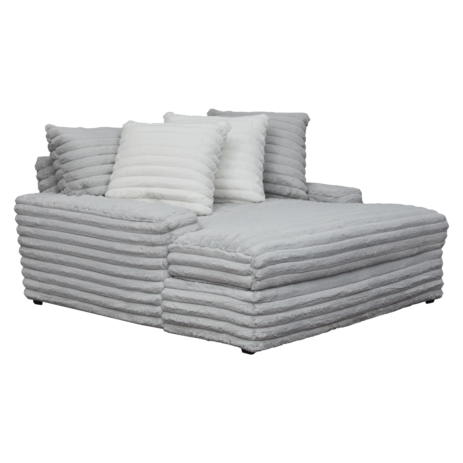 Serene Gray Chaise