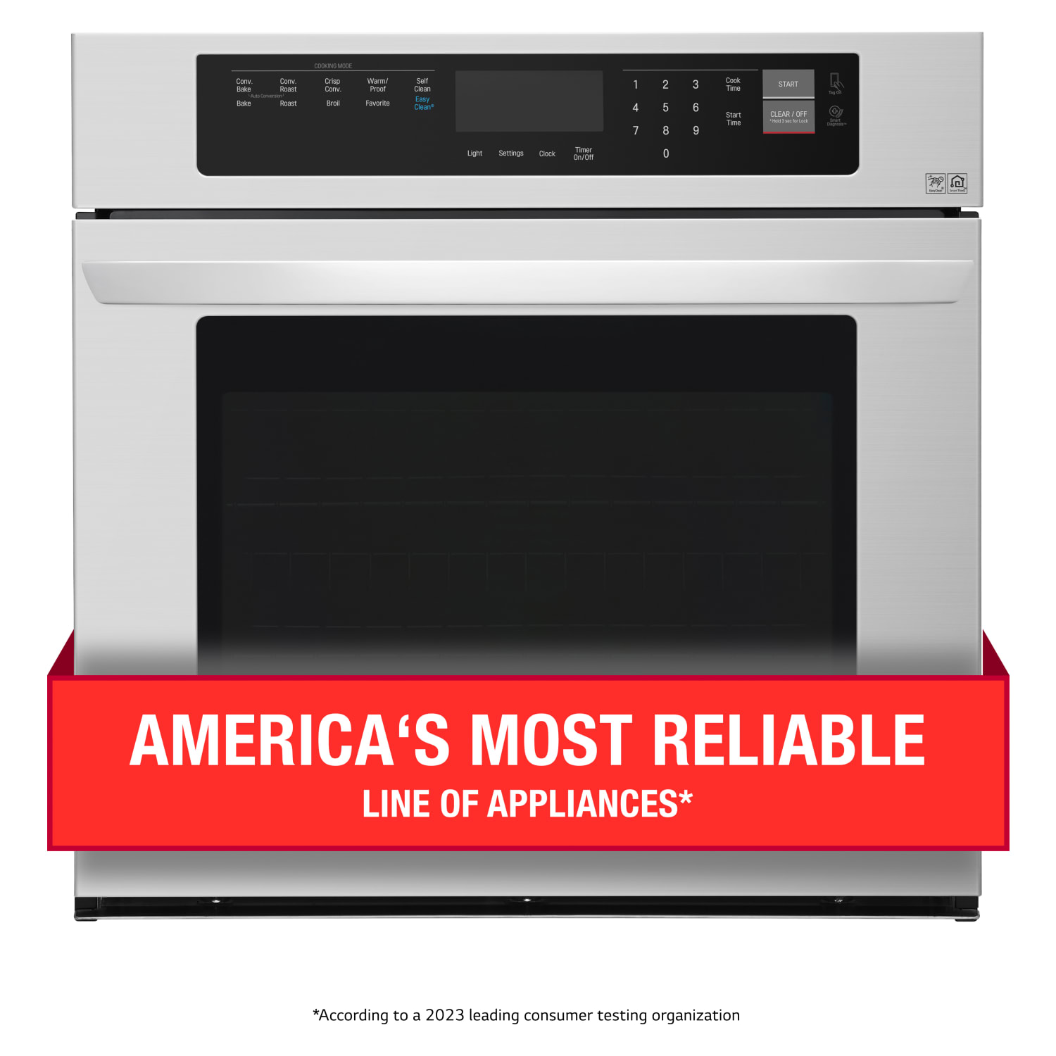 LG 30” 4.7 cu. ft. Built-In Single Wall Oven (LWS3063ST)