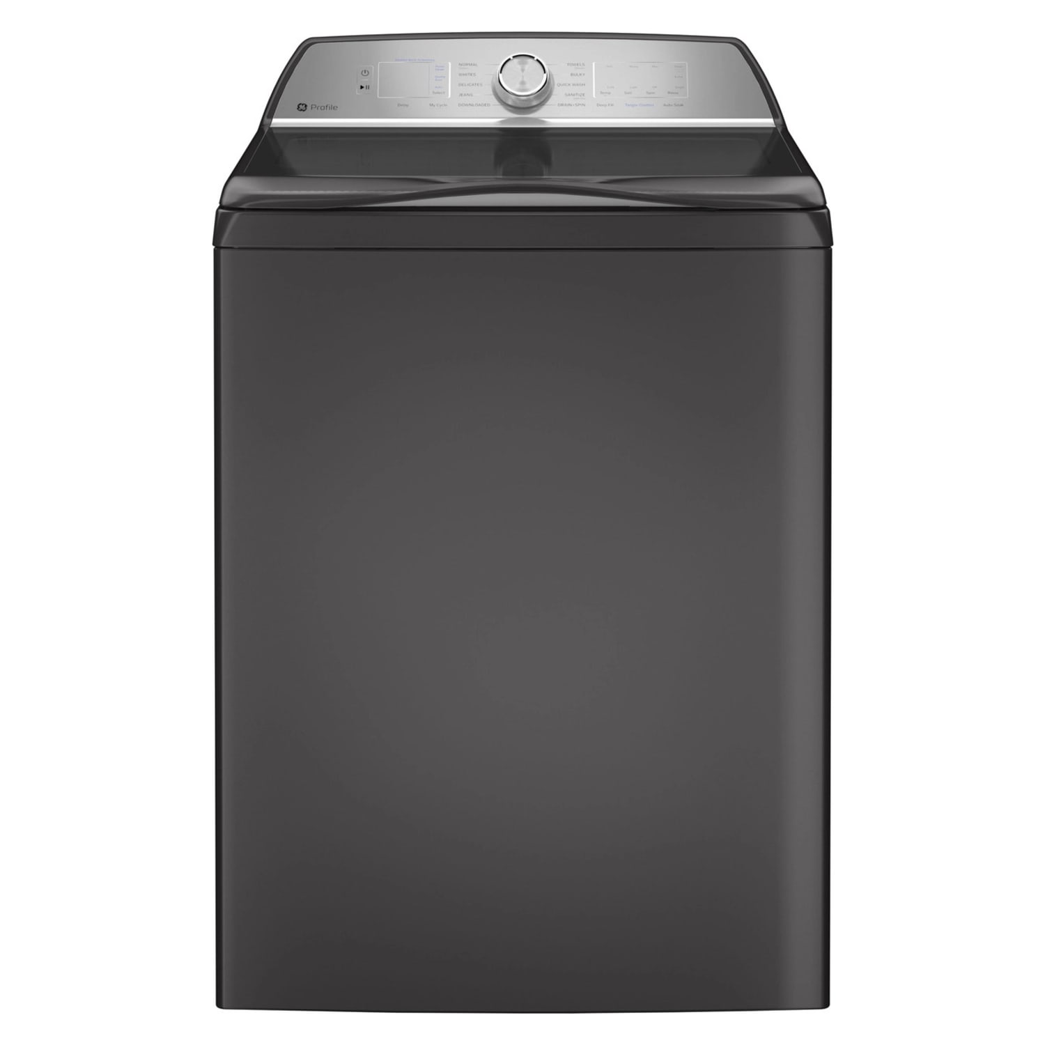 GE Profile 5.0 cu. ft. Top Load Washer with Smarter Wash Technology and FlexDispense - PTW600BPRDG