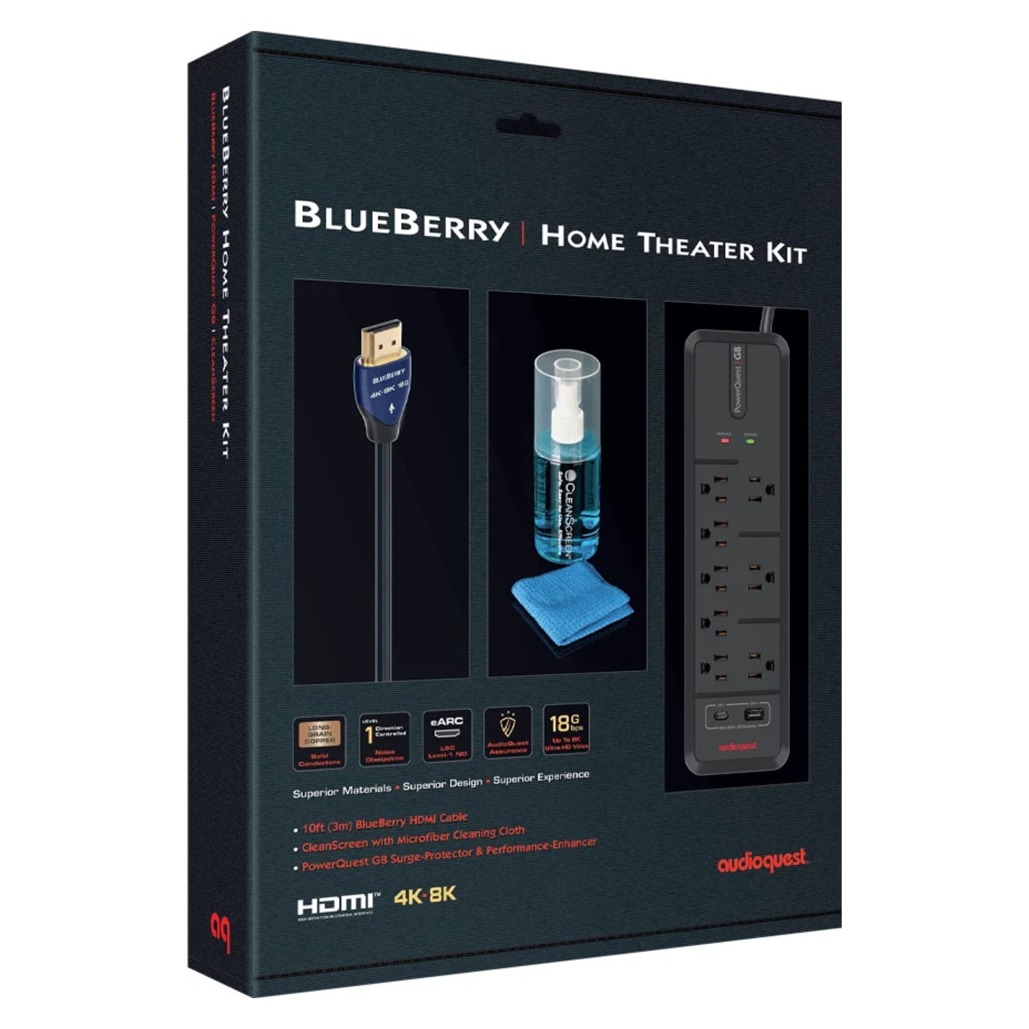 AudioQuest BlueBerry Home Theater Kit - HTBLUKIT