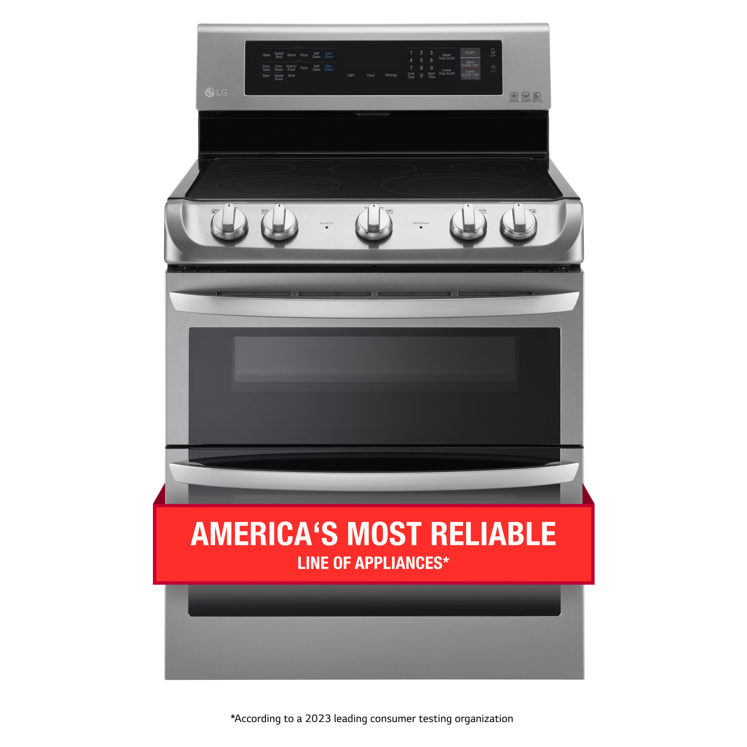 LG 7.3 cu. ft. Electric Double Oven Range - LDE4413ST