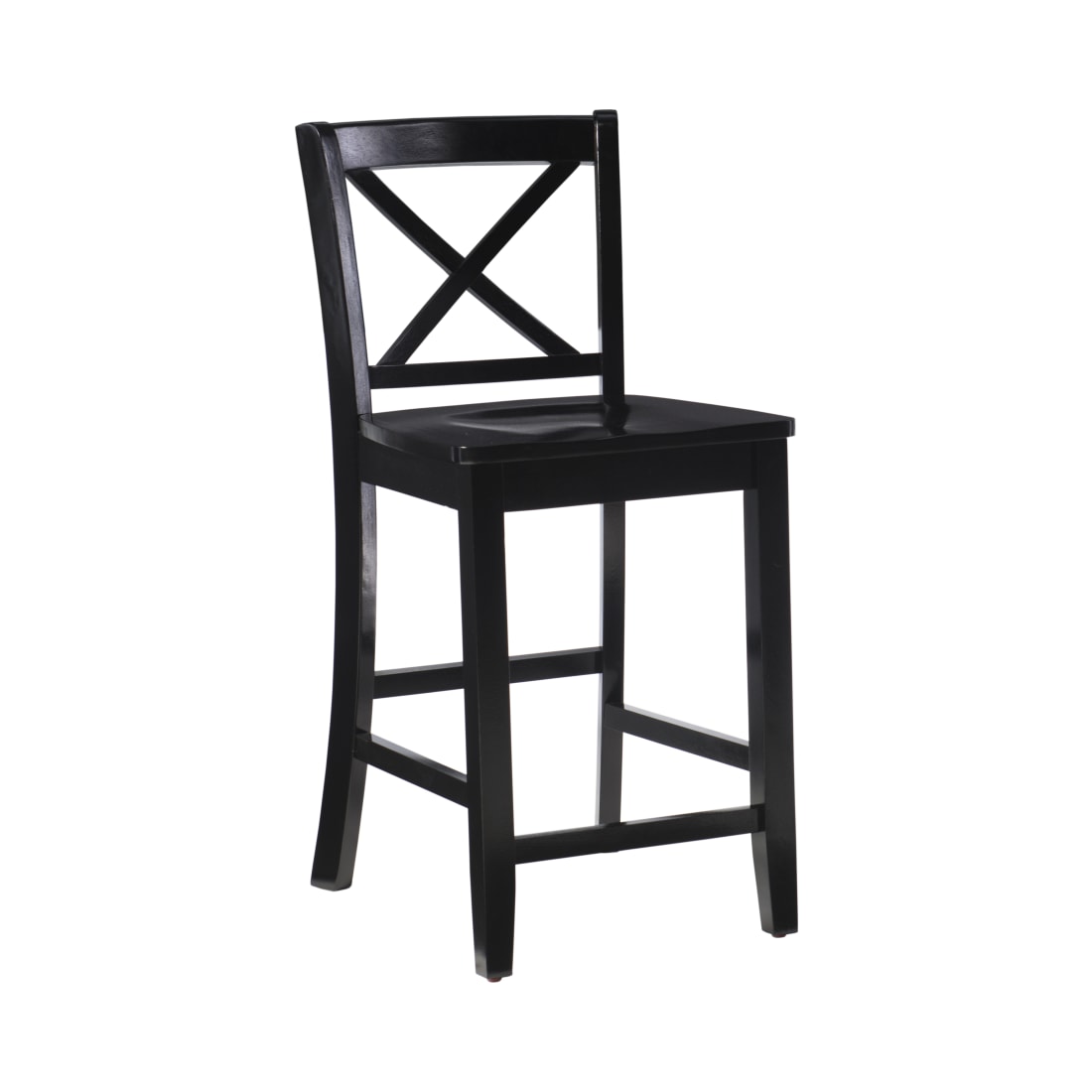 Finch X Back Counter Stool Black