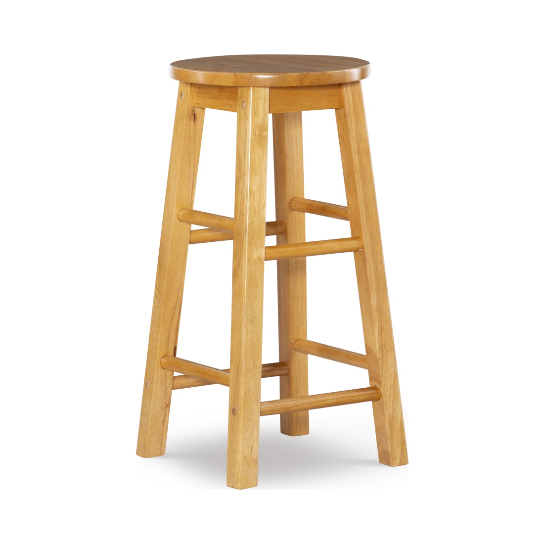 Levine Natural Round Counter Height Stool