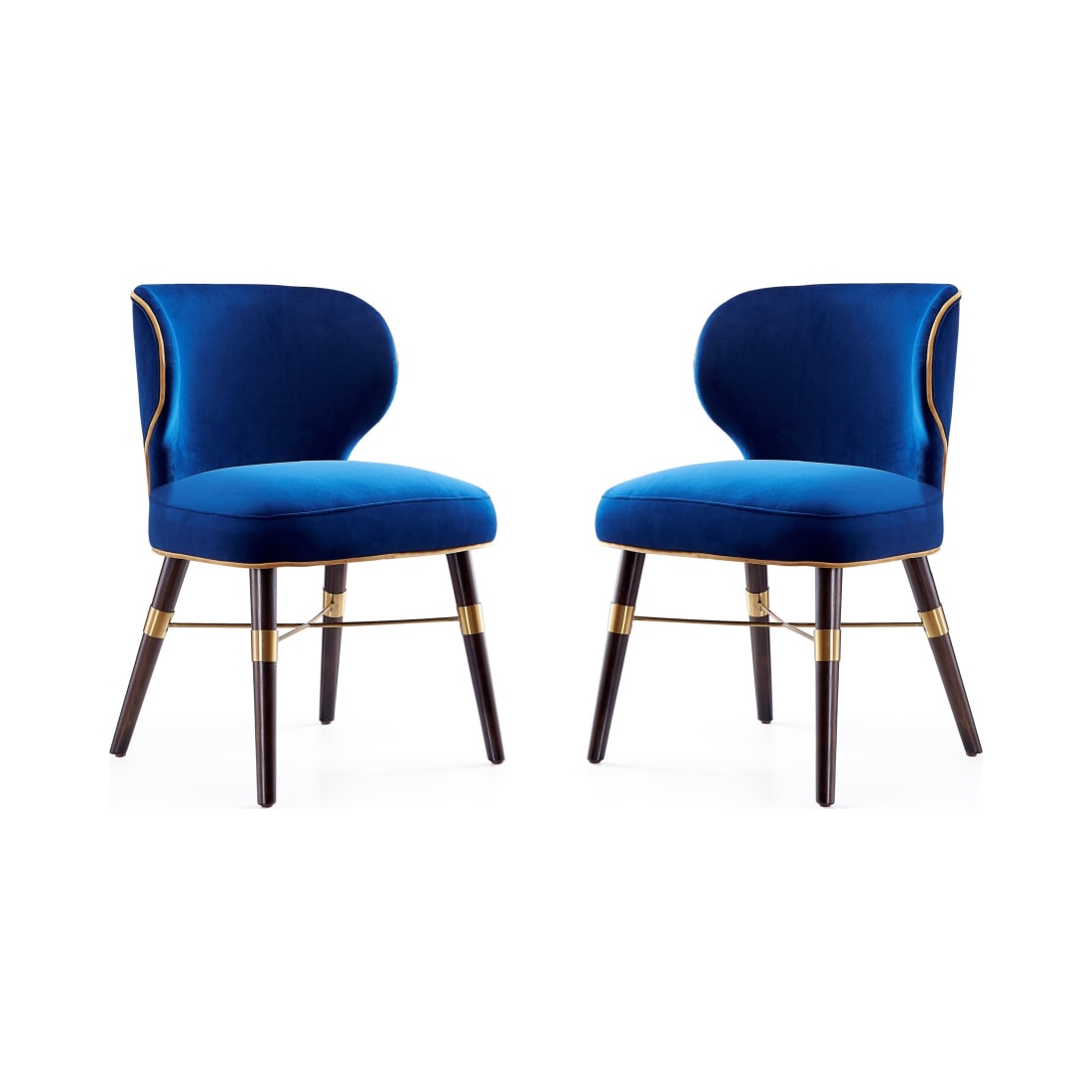 Strine Dining Chair in Royal Blue (Set of 2)