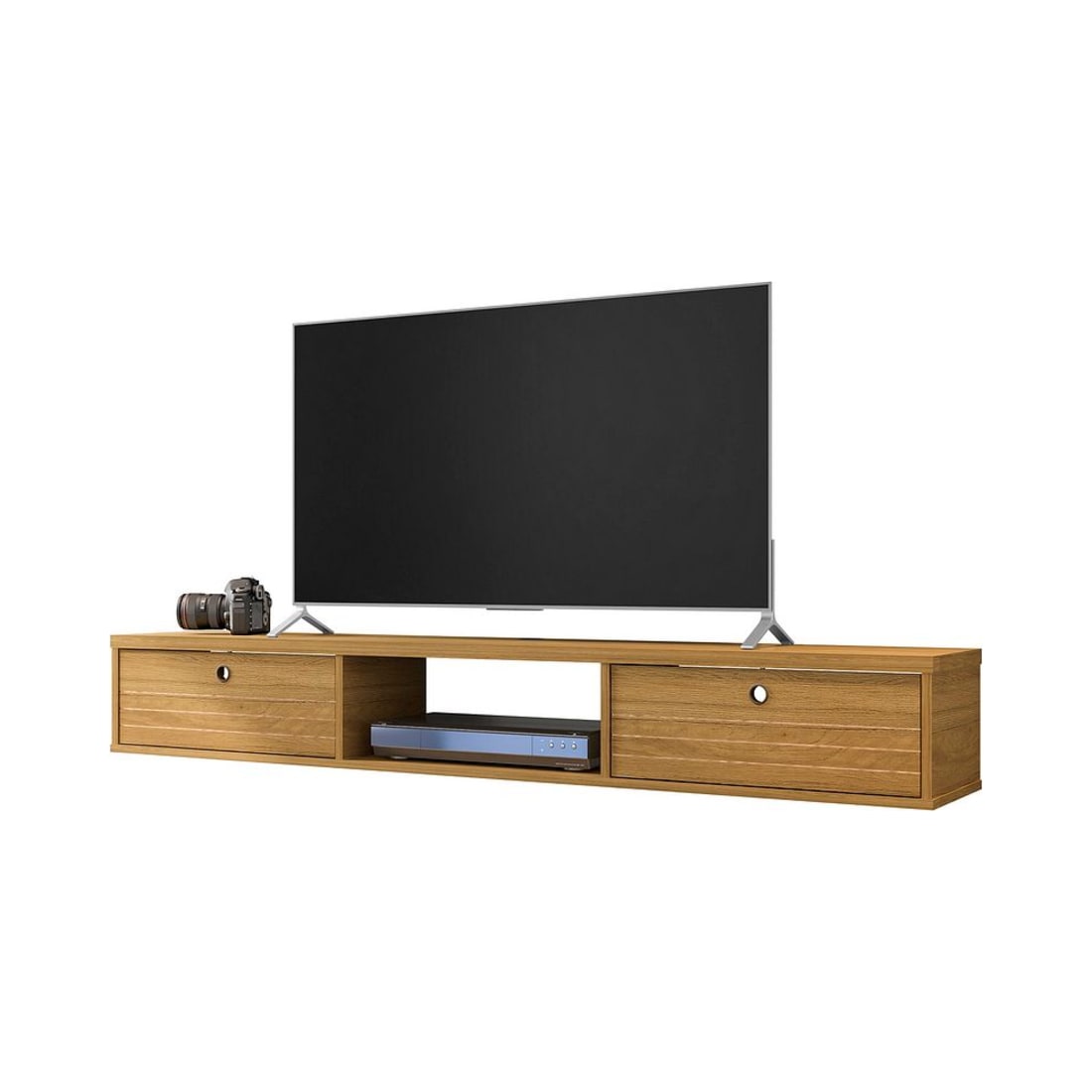 Liberty 62.99” Floating Entertainment Center in Cinnamon