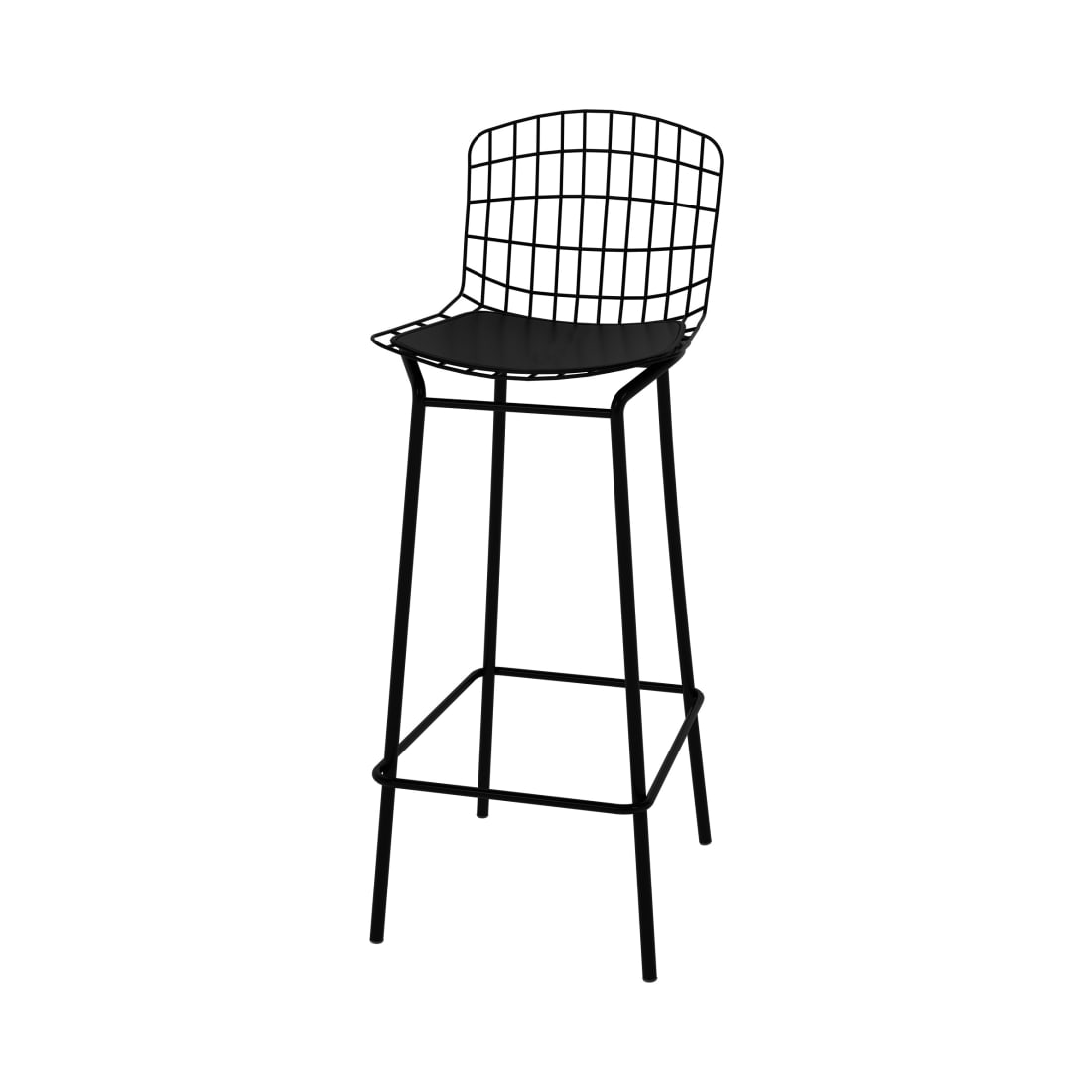 Madeline Barstool in Black